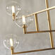 Sean Lavin Gambit LED 31.7 inch Aged Brass Chandelier Ceiling Light in LED 90 CRI 2700K