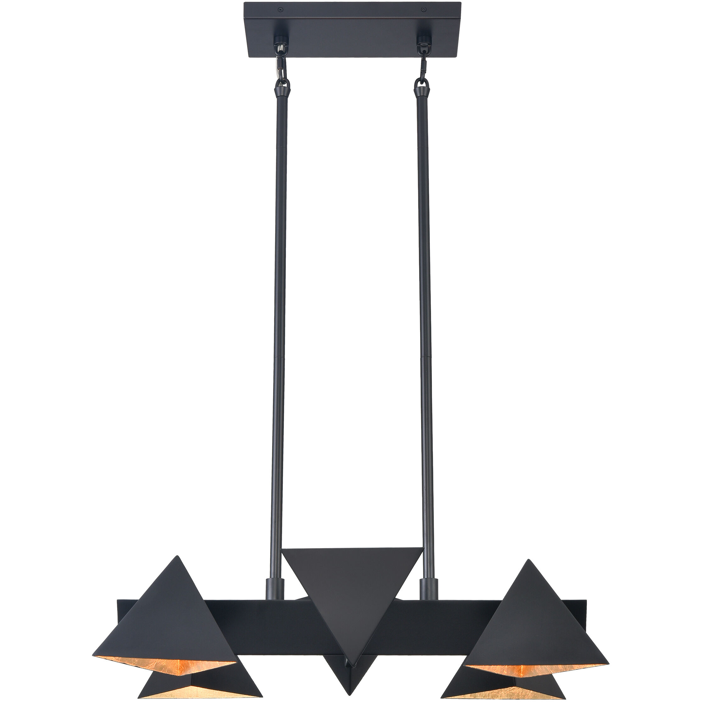 Avante 6 Light 15 inch Matte Black Chandelier Ceiling Light