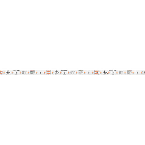 6Tl Dry Tape 24V White Material (Not Painted) 2700K 120 inch 24V LED Dry Tape