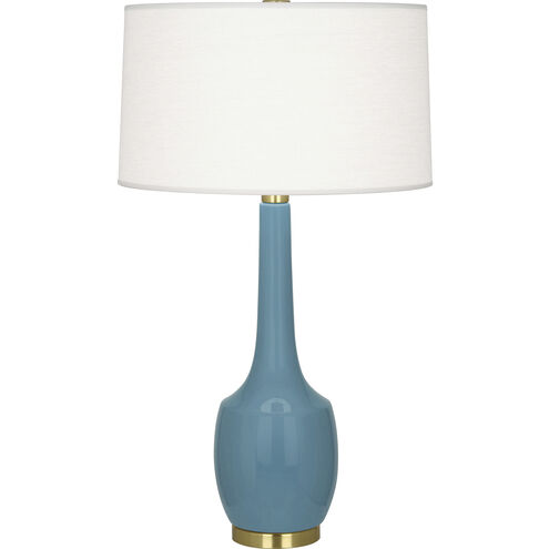 Delilah 34.31 inch 150.00 watt Steel Blue Table Lamp Portable Light