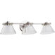 Cone LED 22 inch Brushed Nickel Bath Vanity Light Wall Light
