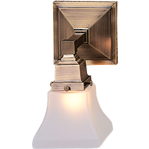 Ruskin 1 Light 5 inch Satin Black Wall Mount Wall Light, Glass Sold Separately