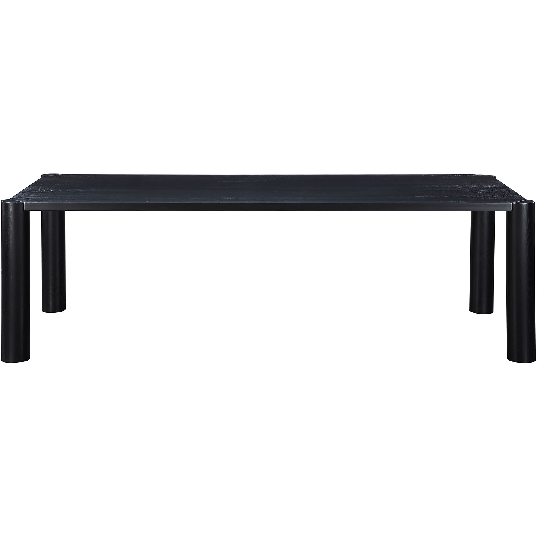 Post 96 X 39 inch Black Dining Table, Large