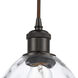 Ballston Small Waverly 1 Light 6 inch Oil Rubbed Bronze Mini Pendant Ceiling Light, Ballston