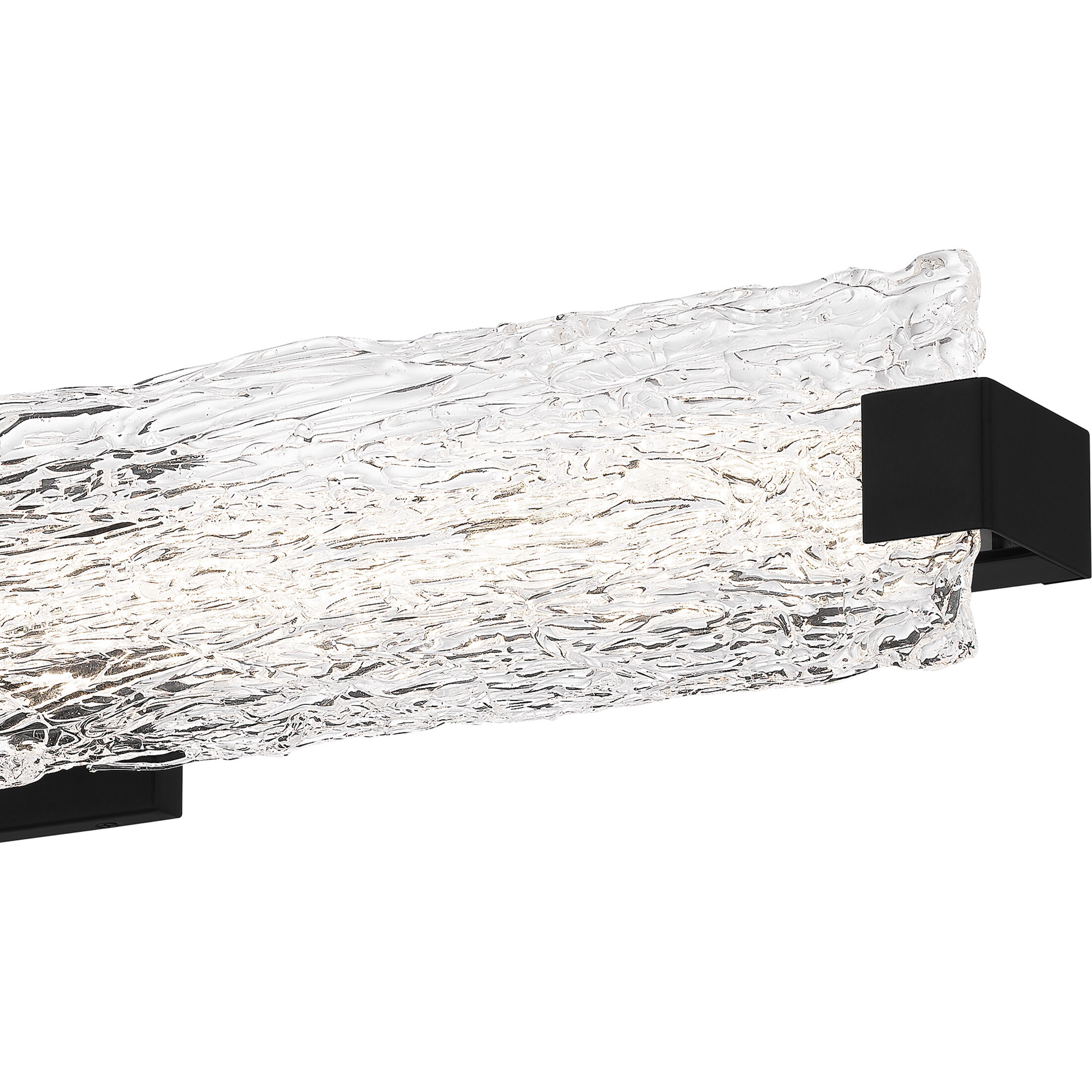 Winter LED 32 inch Matte Black Bath Light Wall Light