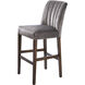 Capp 42.5 inch Dove Gray and Medium Brown Bar Stool