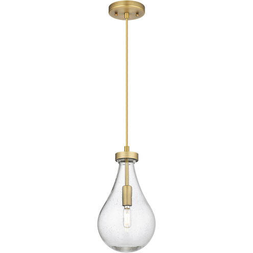 Downtown Urban Owego 1 Light 7 inch Brushed Brass Pendant Ceiling Light in Seedy