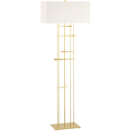 Cavaletti 65.2 inch 100 watt Modern Brass Floor Lamp Portable Light in Natural Anna