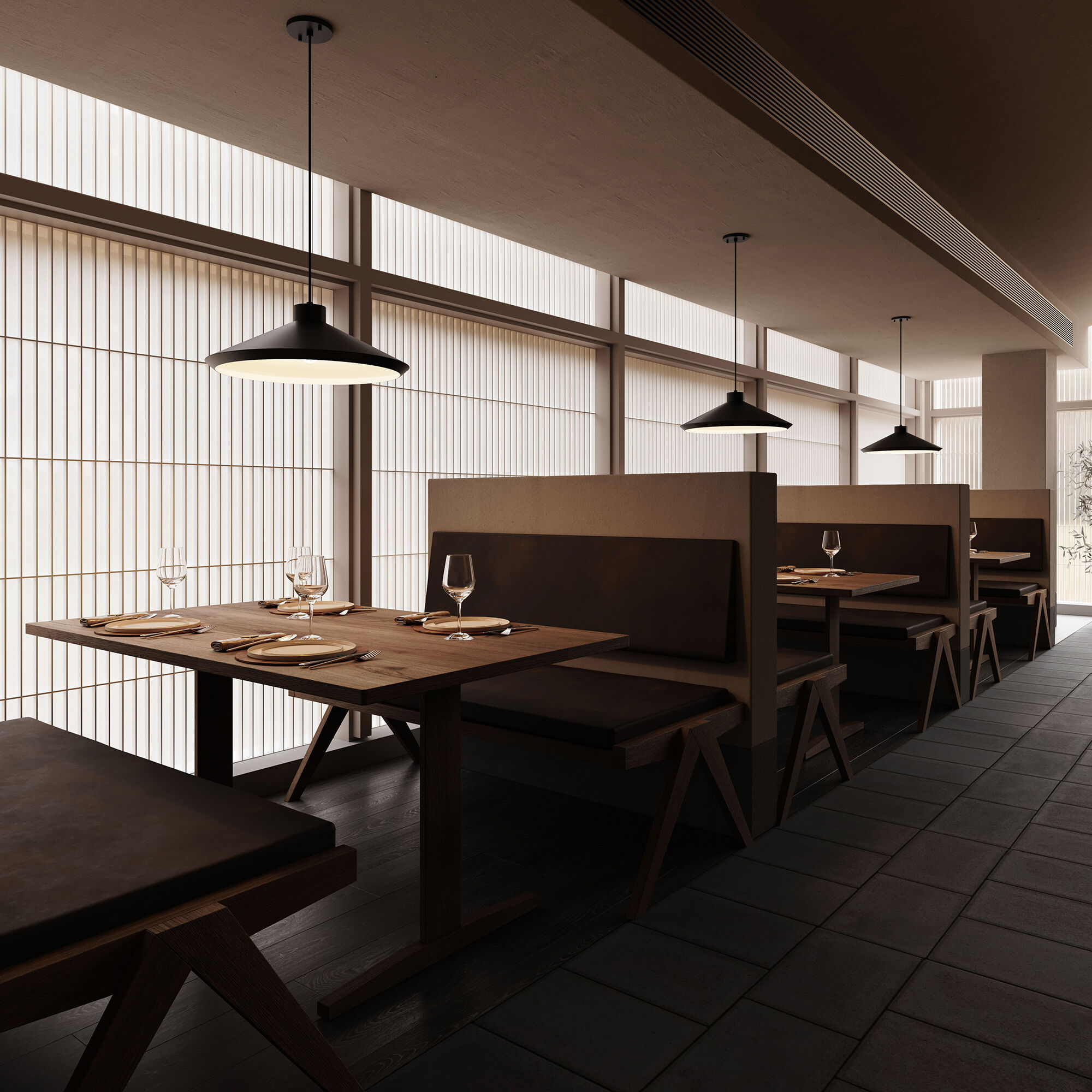 Koma LED 22 inch Satin Black Pendant Ceiling Light in GU24 