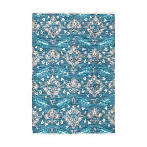 Elaine 132 X 96 inch Aqua Indoor Area Rug, Rectangle