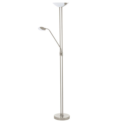 Baya 1 71 inch 20.00 watt Matte Nickel Floor Lamp Portable Light