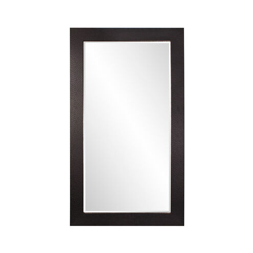 Wilde 84 X 48 inch Ostrich Textured Faux Leather Floor Mirror