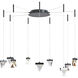 Atlas LED 12.2 inch Matte Black Pendant Ceiling Light