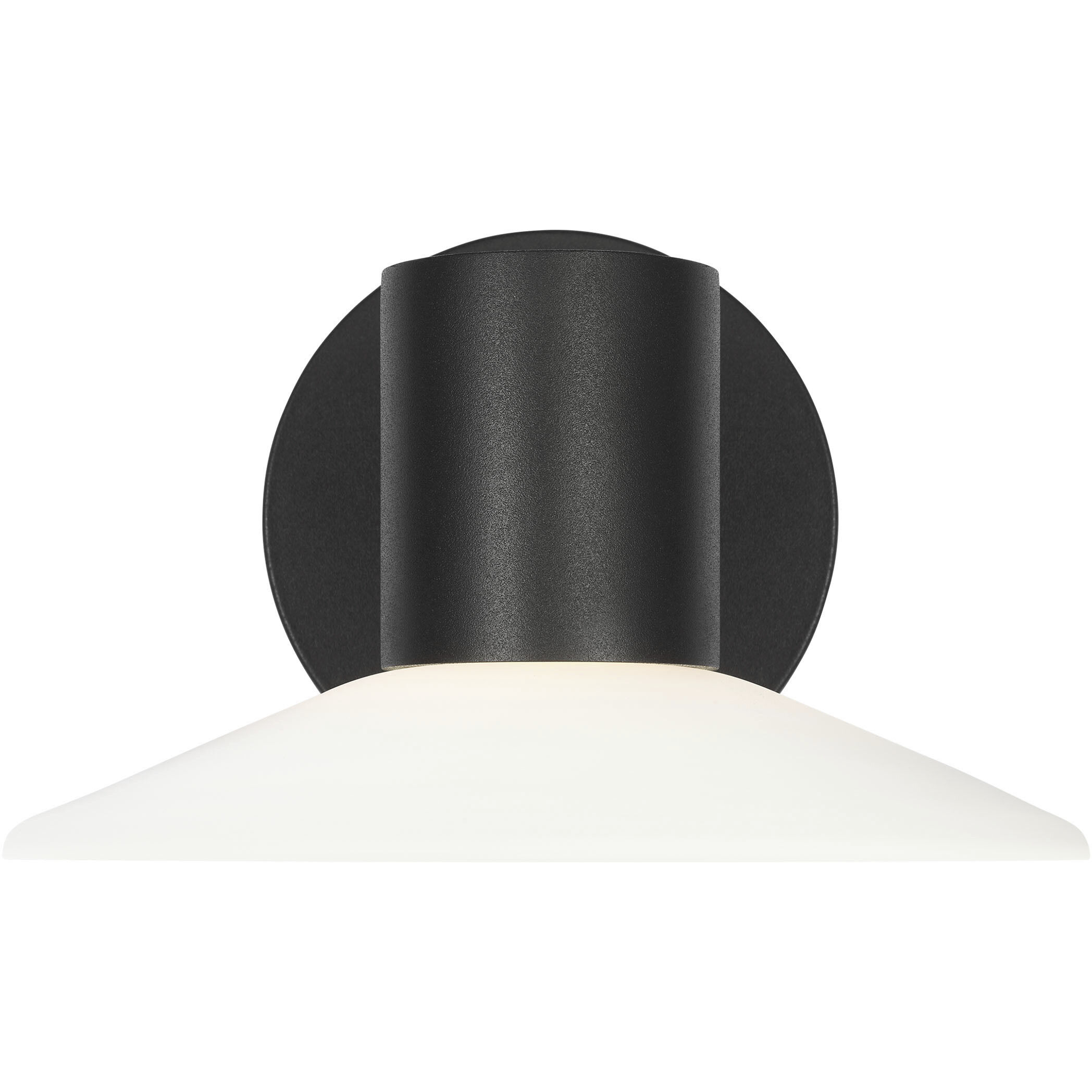 Barbara Barry Focal LED 5.25 inch Textured Black Outdoor Sconce