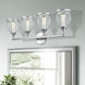 Ashridge 4 Light 35.75 inch Polished Chrome Vanity Wall Sconce Wall Light
