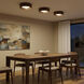 Tambo LED 13.8 inch Dark Walnut Flush Mount Ceiling Light