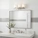Crosby 3 Light 23 inch Brushed Nickel Wall Mt Bath 3 Arm Wall Light