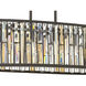 Gemma LED 45 inch Vintage Bronze Foyer Light Ceiling Light, Linear & Oval