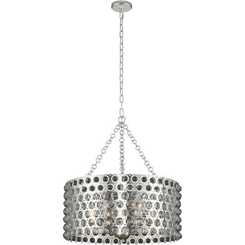 Vita 6 Light 26 inch Polished Silver Pendant Ceiling Light