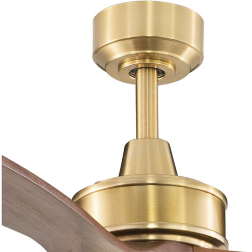 Curtiss 52 inch Satin Brass with Walnut Blades Ceiling Fan