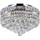 Luminous 3 Light 12 inch Chrome Flush Mount Ceiling Light