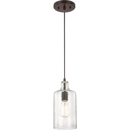 Elijah 1 Light 5 inch Burnished Bronze Pendant Ceiling Light