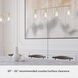 Van Nuys 4 Light 32 inch Alturas Gold Linear Chandelier Ceiling Light, Medium