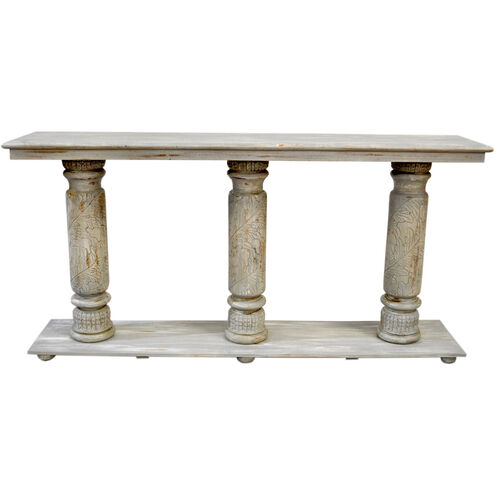 Castleberry 70 X 15 inch Light Gray Console Table