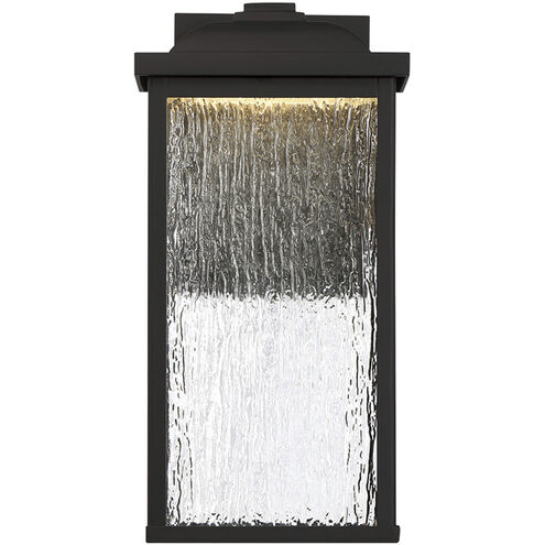 Venya LED 12 inch Black Outdoor Wall Sconce