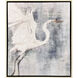 Glacier Heron Gray and Blue and White Canvas, Propac