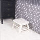 Melrose White Ottoman or Stool