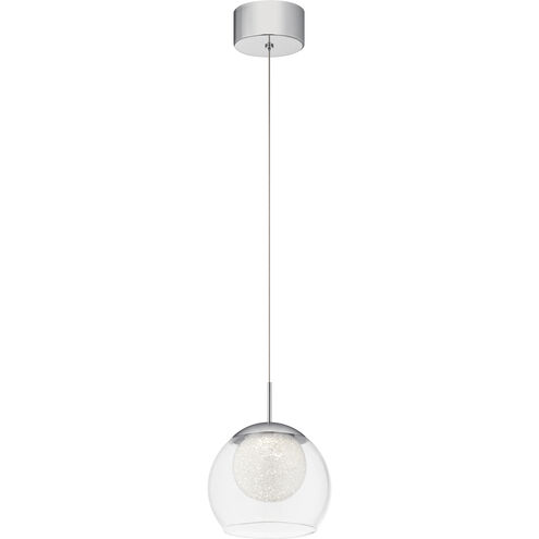 Lexi LED 8 inch Chrome Mini Pendant Ceiling Light