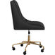 Halden Vintage Black Office Chair