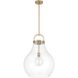 Mansfield 1 Light 18 inch Champagne Gold Pendant Ceiling Light