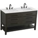 Karson 54 X 34 inch Mocha Brown Bathroom Vanity Cabinet in 2