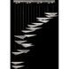 Volo 8 Light 60.5 inch Silver Pendant Ceiling Light