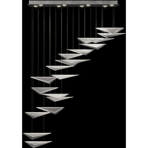Volo 8 Light 60.5 inch Silver Pendant Ceiling Light