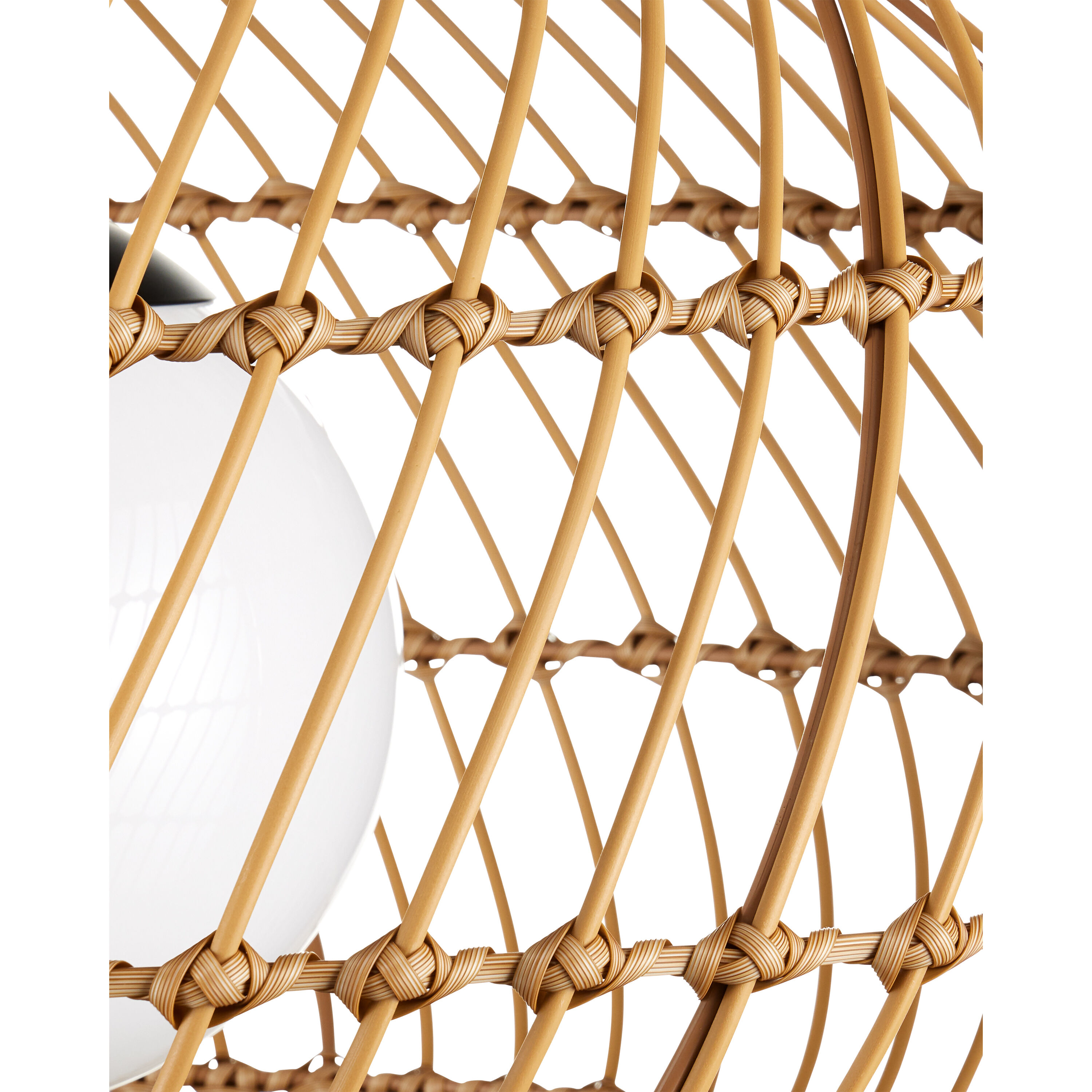 Carriage 1 Light 32.75 inch Natural/Black/Frosted White Outdoor Pendant