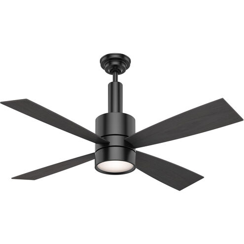 Bullet 54 inch Matte Black with Black Oak, Eastern Walnut Blades Ceiling Fan
