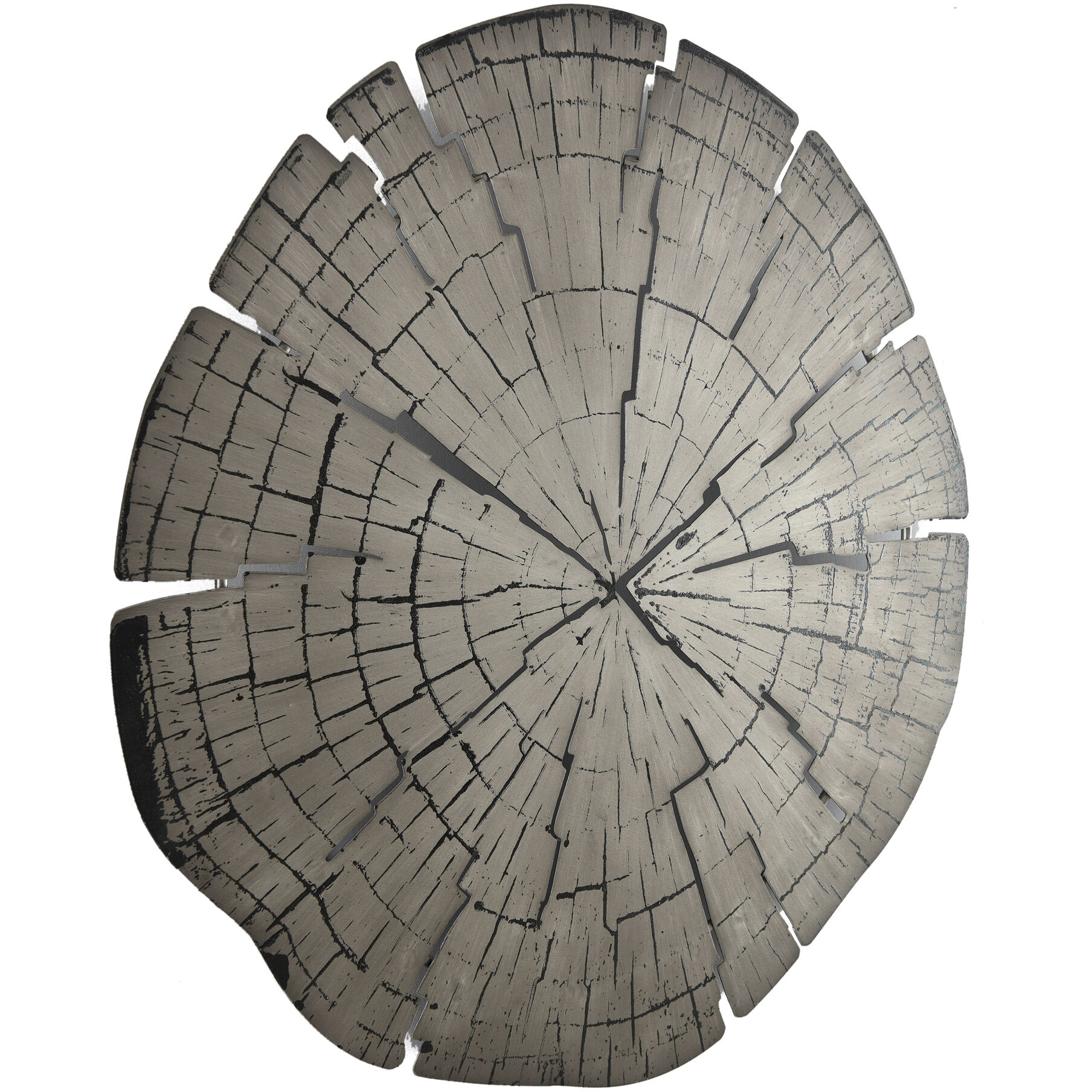 Rings Silver Wall Décor