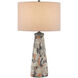 Oldwalls 30 inch 150 watt Charcoal Gray/Matte Black/Brown Table Lamp Portable Light