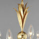 Paloma 5 Light 26 inch Gold Leaf Chandelier Ceiling Light 