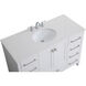 Irene 48 X 22 X 34 inch White Vanity Sink Set