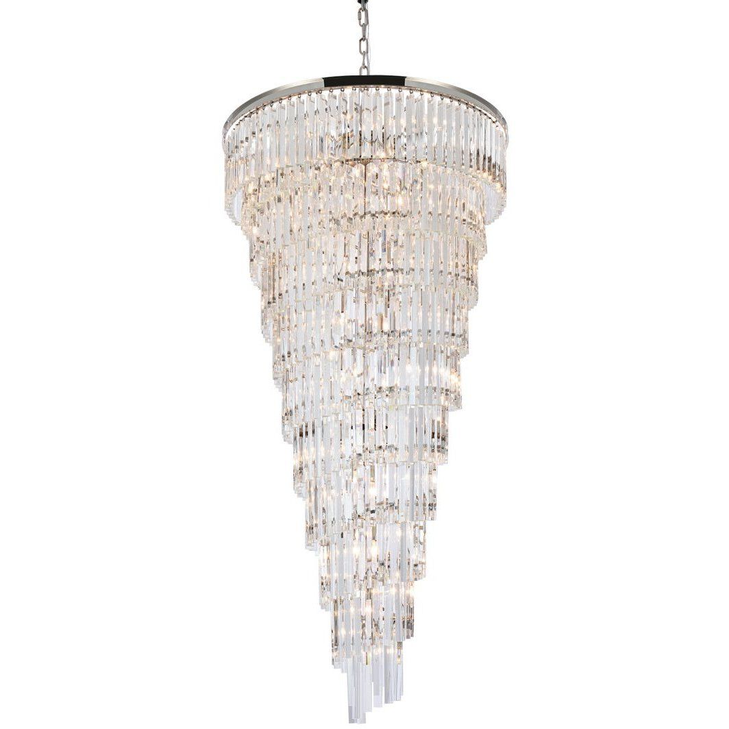 Sydney 42 Light 36.5 inch Polished Nickel Chandelier Ceiling Light
