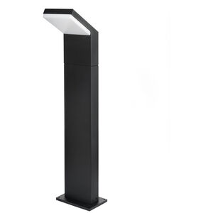 Modern 100V 9.5 watt Matte Black Outdoor Bollards