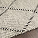 Uttar 108 X 72 inch Light Grey Rug in 6 X 9, Rectangle