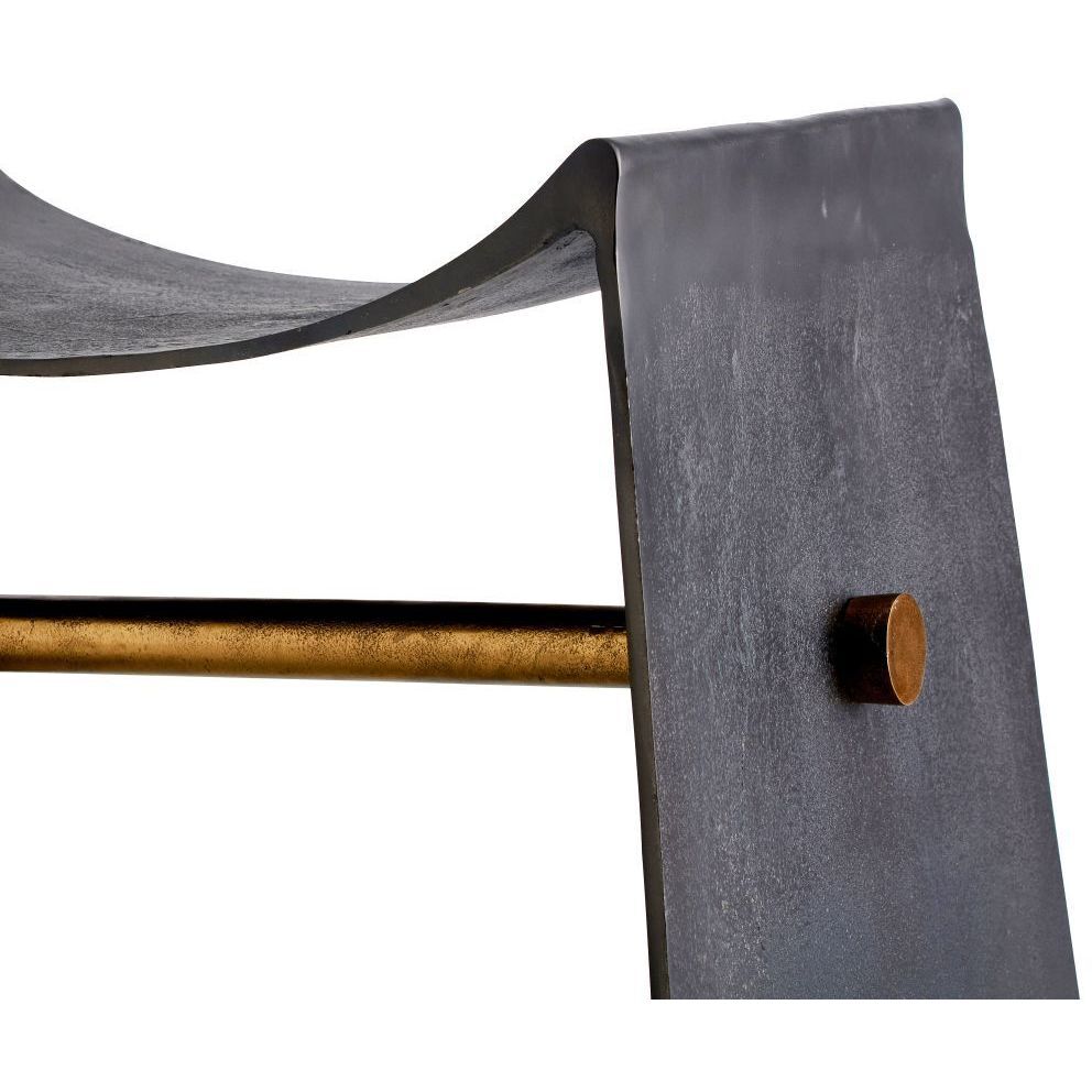 Montez 20.5 inch Blackened Stool