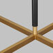 Kelly by Kelly Wearstler Franklin 42.75 inch 9 watt Burnished Brass and Deep Bronze Task Floor Lamp Portable Light in Burnished Brass / Deep Bronze