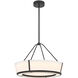 Royce 1 Light 24.25 inch Charcoal Bronze Pendant Ceiling Light