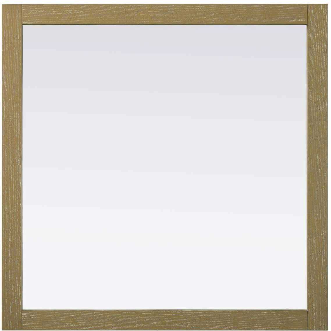 Norah 36 X 36 inch Linen Oak Mirror